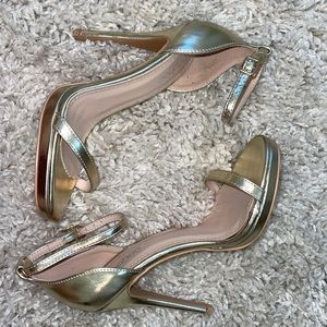 gold heels